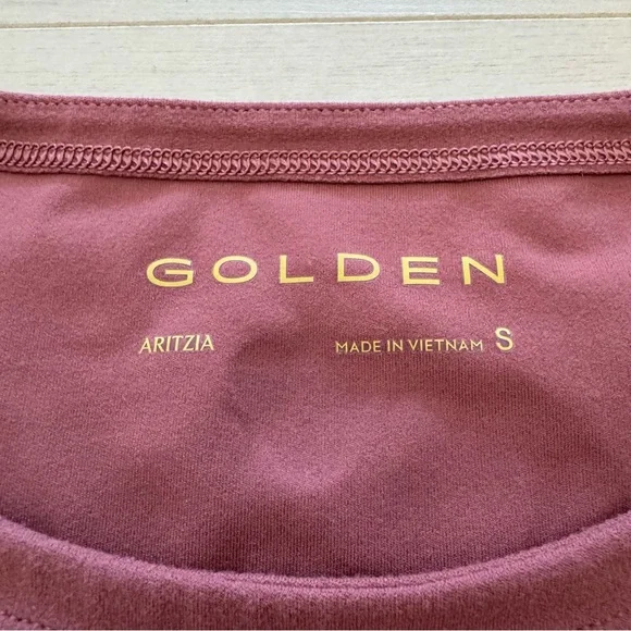 Aritzia Golden Long Sleeve Top - Picture 2 of 4